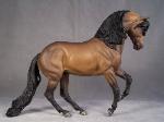 Santa Fe Renegade horse sculpture painted