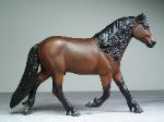 resin sculpture horse painted unpainted